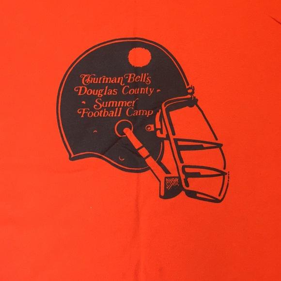 Vintage Orange Football Graphic Tee - Picture 2 of 7